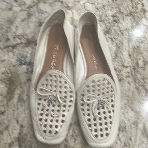 Tory burch basket weave loafer size 8